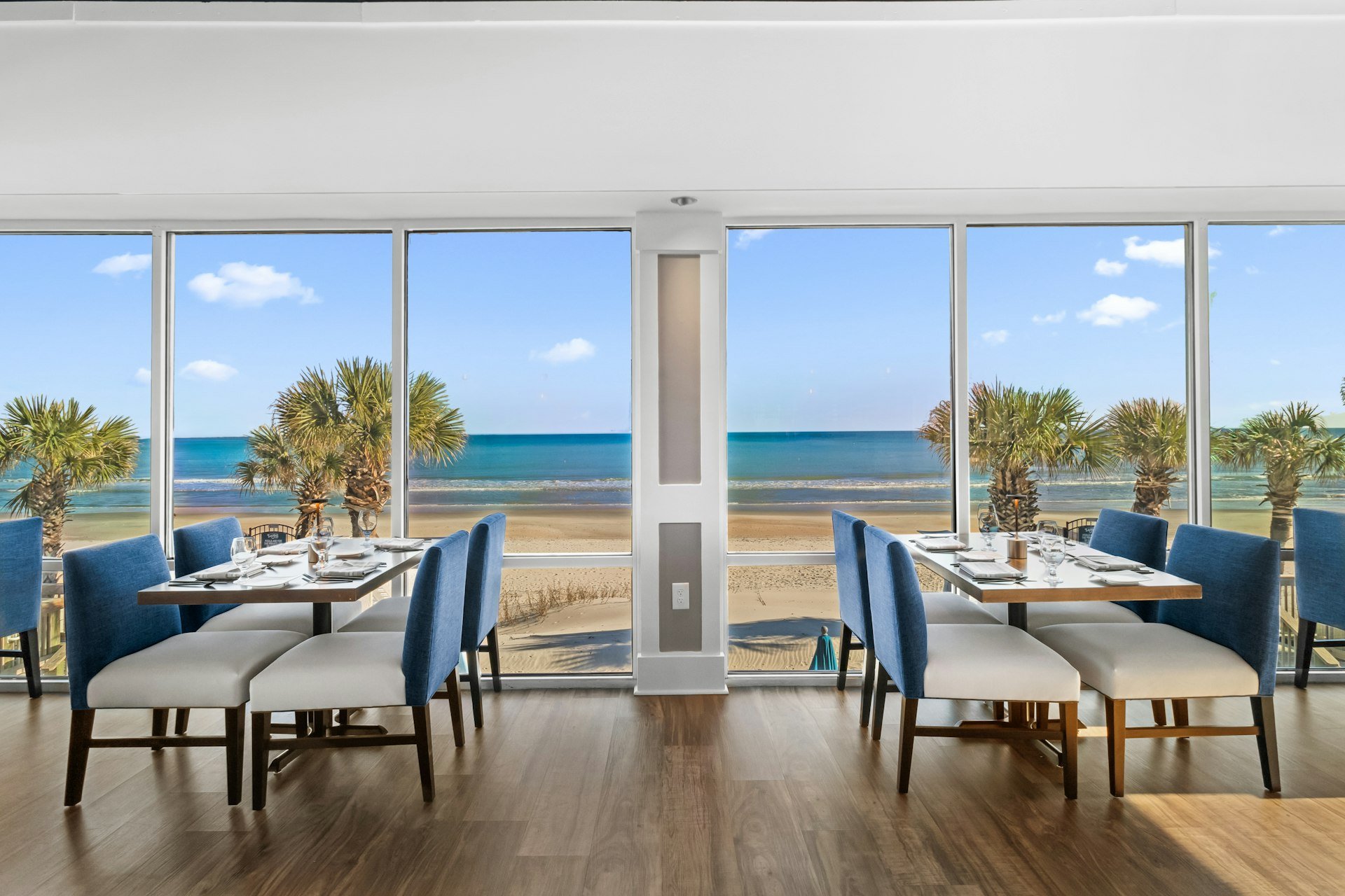 Tide To Table Restaurant - Dining Area with Beautiful Oceanfront Views